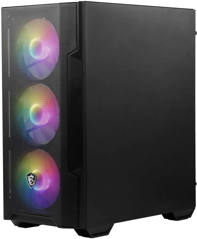 Kompiuterio korpusas MSI MAG FORGE M100R, Juodas, Micro ATX Tower