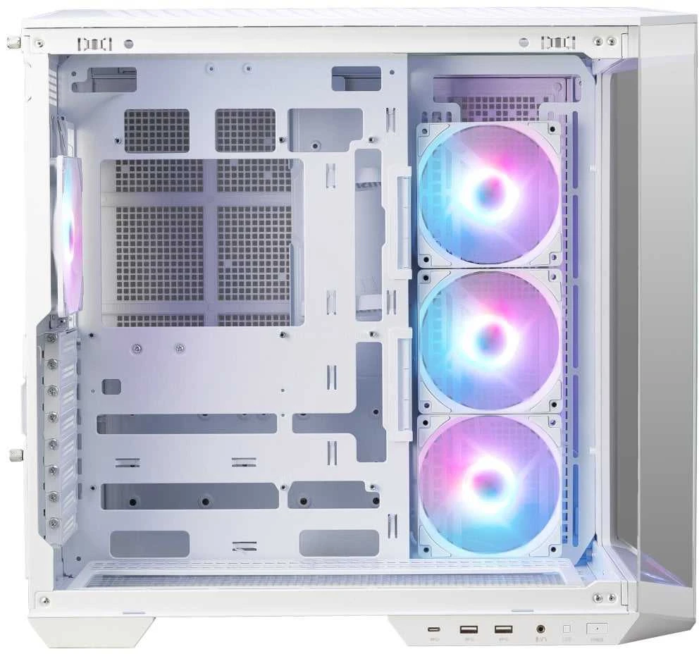 Kompiuterio korpusas MSI MAG PANO 100R PZ ARGB Midi Tower, baltas