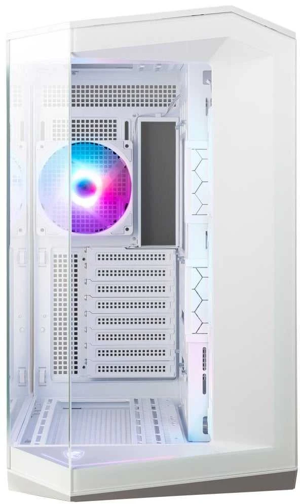 Kompiuterio korpusas MSI MAG PANO 100R PZ ARGB Midi Tower, baltas