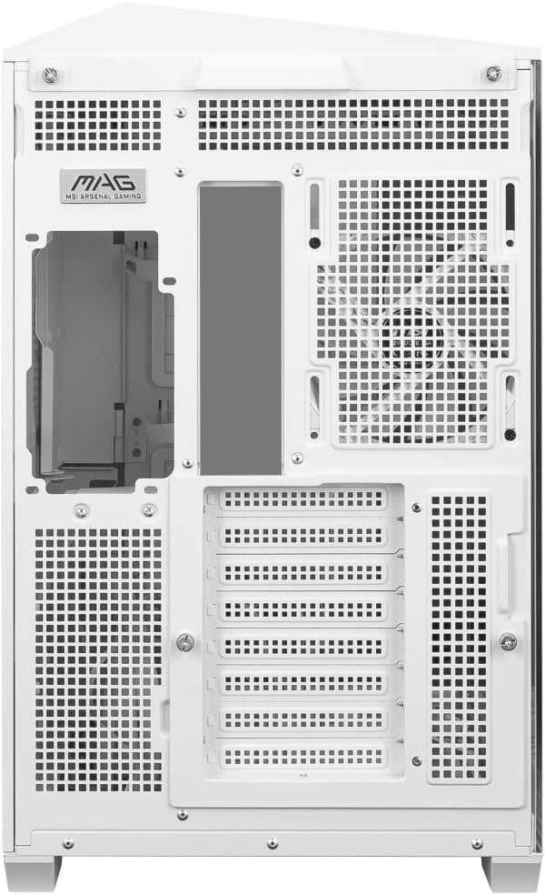 Kompiuterio korpusas MSI MAG PANO 100R PZ ARGB Midi Tower, baltas