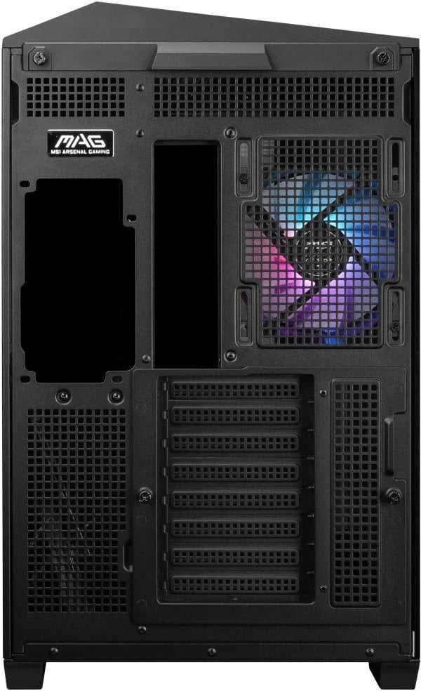 Kompiuterio korpusas MSI MAG PANO 100R PZ ARGB Midi Tower, juodas