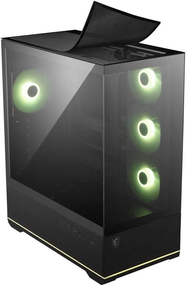 MSI MAG PANO 110R PZ kompiuterio korpusas Midi Tower Juodas