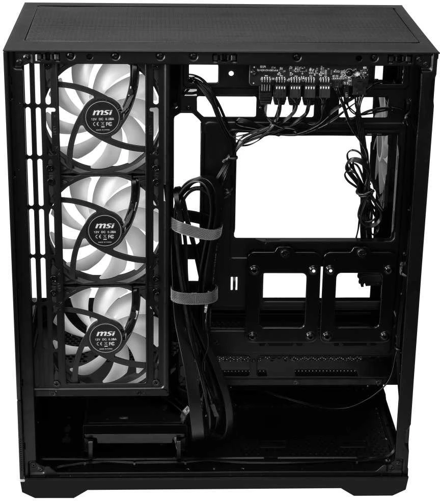 MSI MAG PANO 110R PZ kompiuterio korpusas Midi Tower Juodas