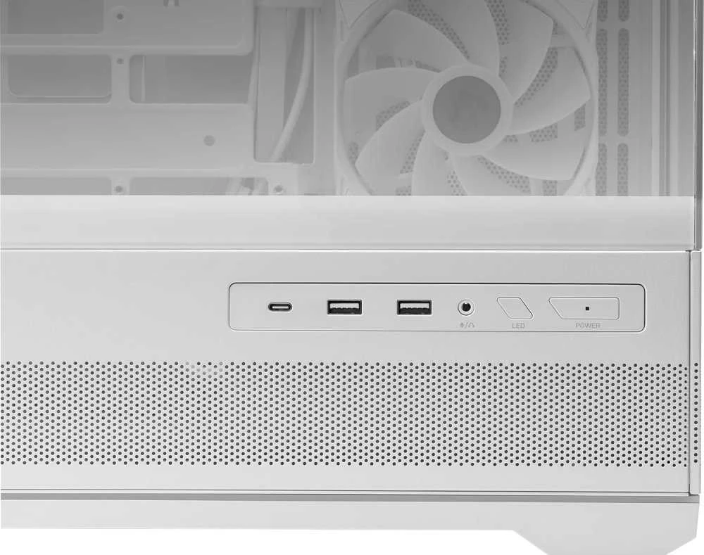 MSI MAG PANO 110R PZ Baltas kompiuterio korpusas Midi Tower