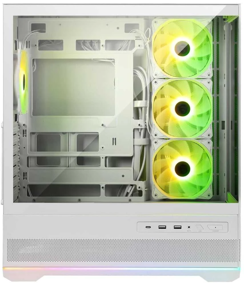 MSI MAG PANO 110R PZ Baltas kompiuterio korpusas Midi Tower