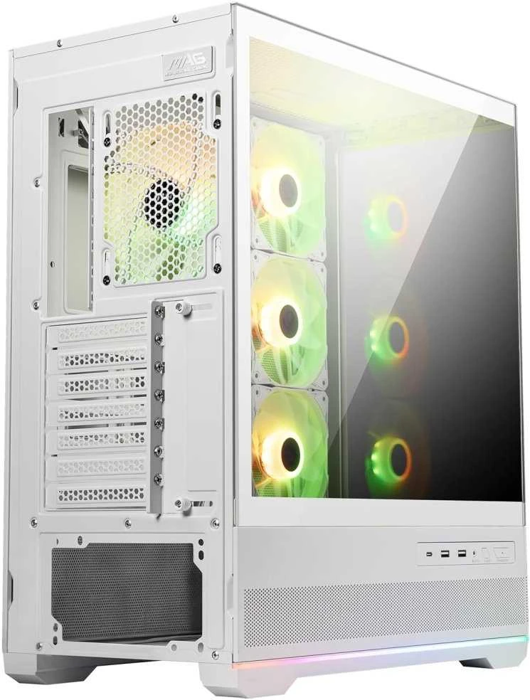 MSI MAG PANO 110R PZ Baltas kompiuterio korpusas Midi Tower