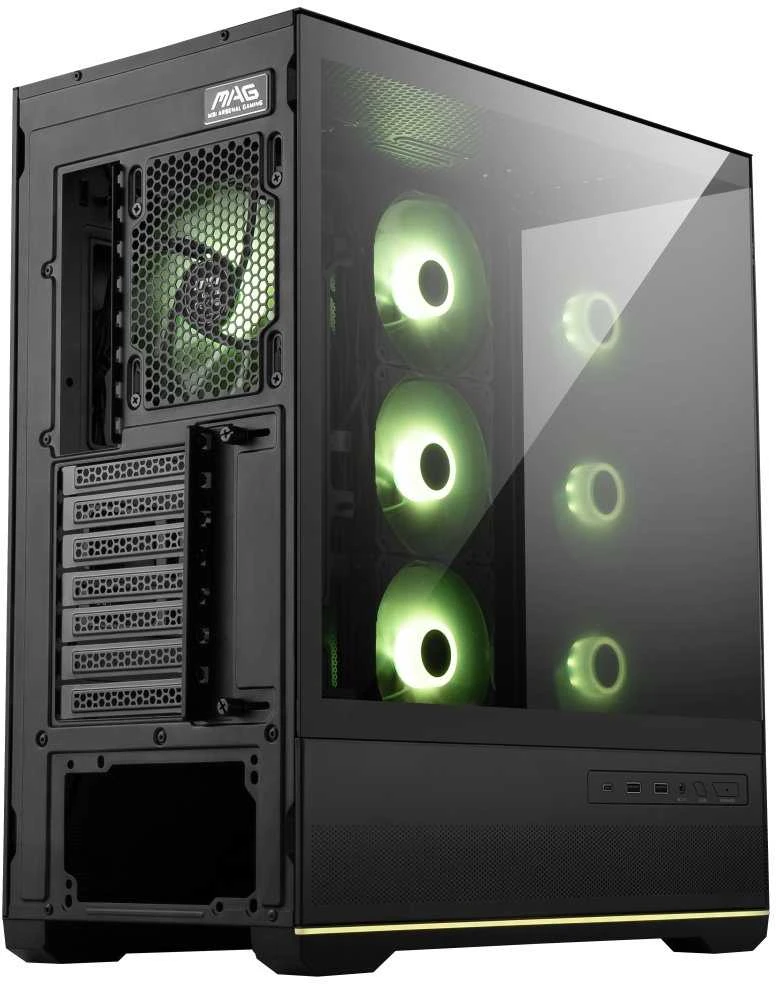 MSI MAG PANO 110R PZ kompiuterio korpusas Midi Tower Juodas