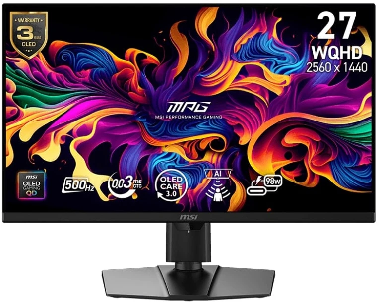 Monitorius MSI MPG 271QR QD-OLED X50 26.5inch