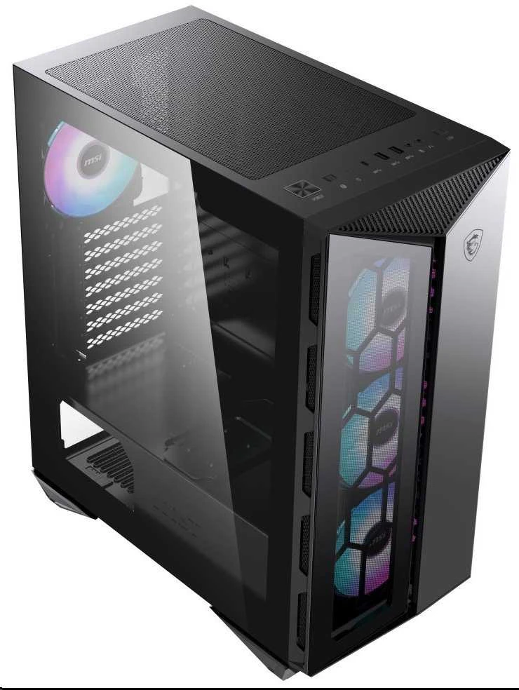 Kompiuterio korpusas MSI MPG GUNGNIR 110R/Mid Tower/Juodas