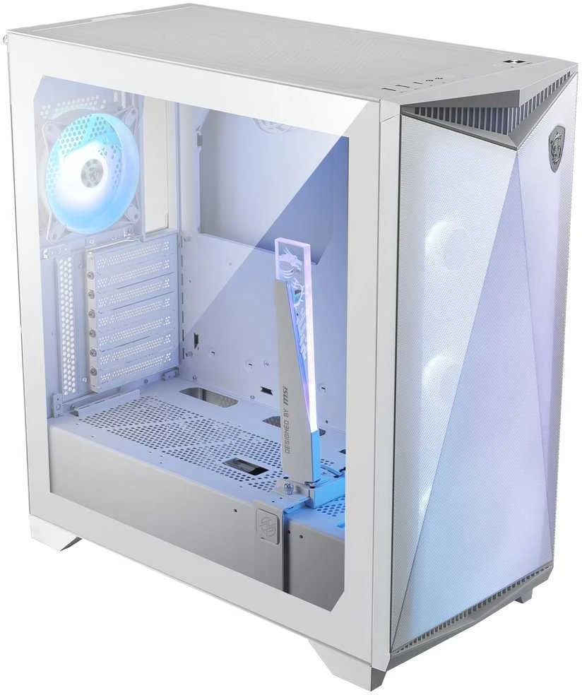 MSI | Kompiuterio korpusas | MPG GUNGNIR 300R AIRFLOW Baltas | Šoninis langas | Baltas | Vidutinio dydžio bokštas | ATX