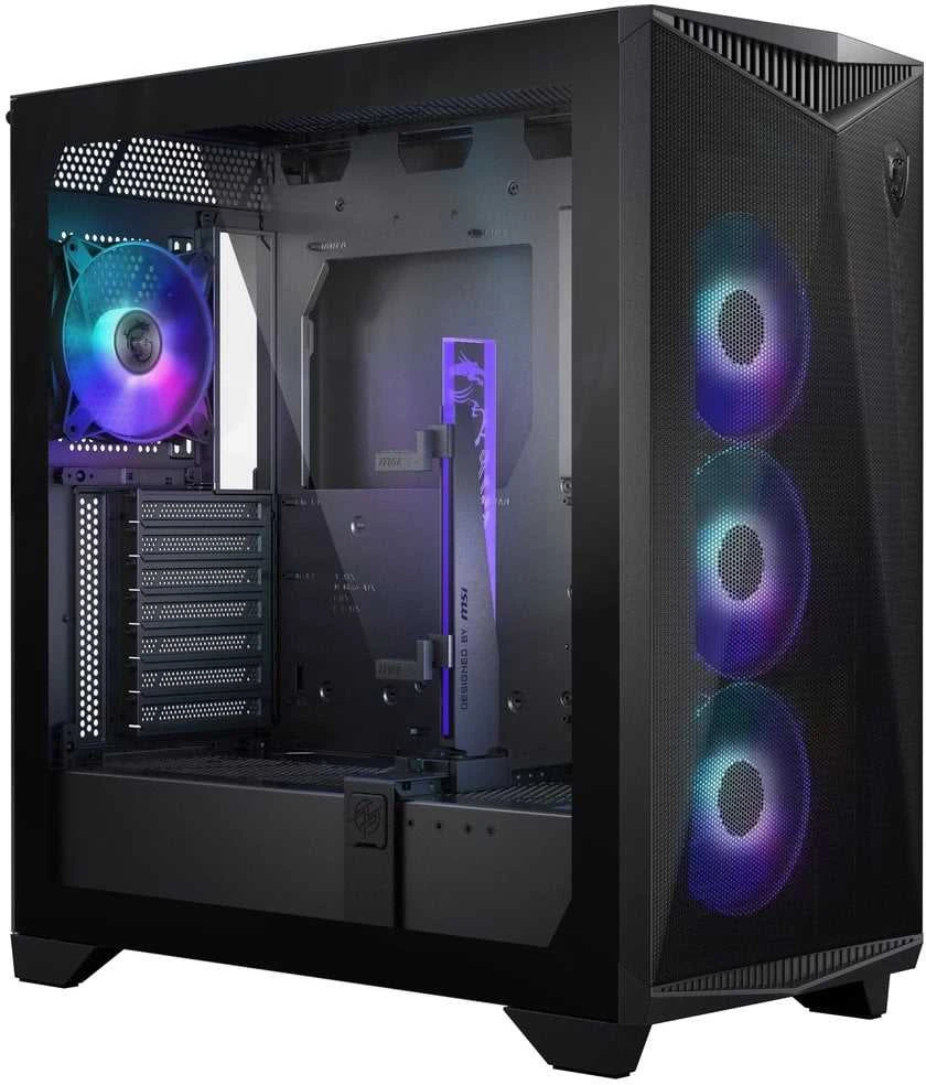 MSI MPG GUNGNIR 300R AIRFLOW | MSI | Kompiuterio korpusas | MPG GUNGNIR 300R AIRFLOW | Šoninis langas | Juodas | Vidutinio dydžio bokštas | ATX
