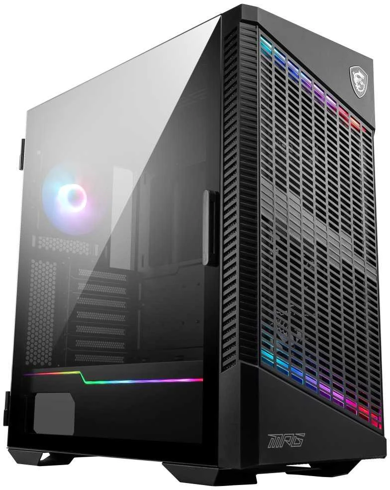MSI | PC Case | MPG VELOX 100P AIRFLOW | Side window | Mid-Tower | ATX | Juodas