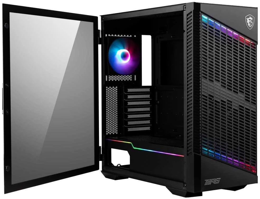 MSI | PC Case | MPG VELOX 100P AIRFLOW | Side window | Mid-Tower | ATX | Juodas