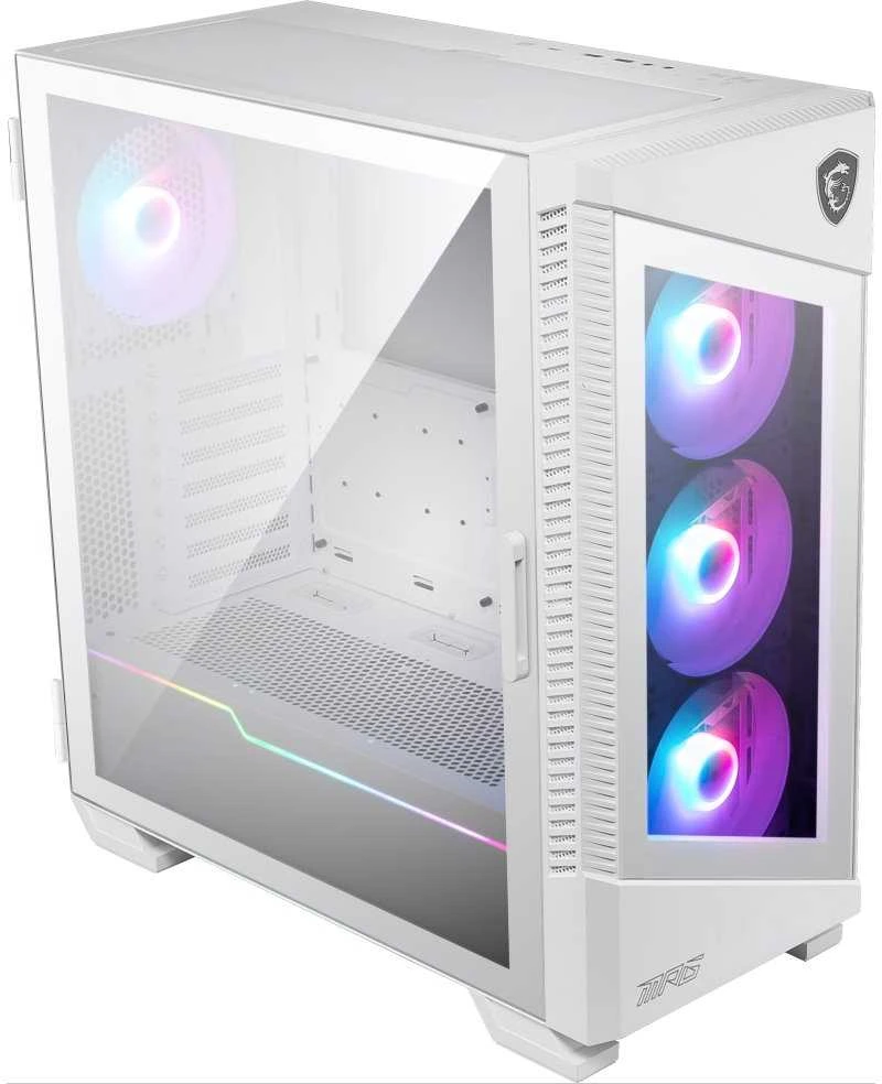 MSI | Kompiuterio korpusas | MPG VELOX 100R Baltas | Baltas | Vidutinio dydžio bokštas
