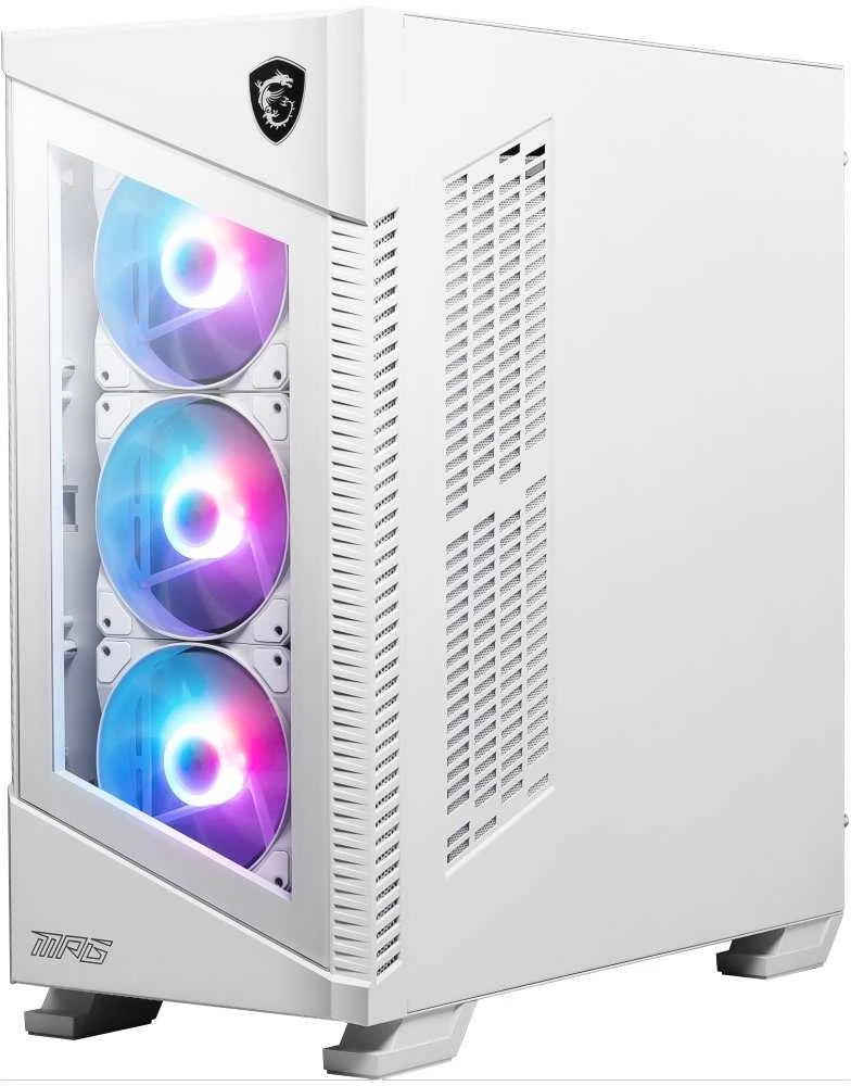 MSI | Kompiuterio korpusas | MPG VELOX 100R Baltas | Baltas | Vidutinio dydžio bokštas