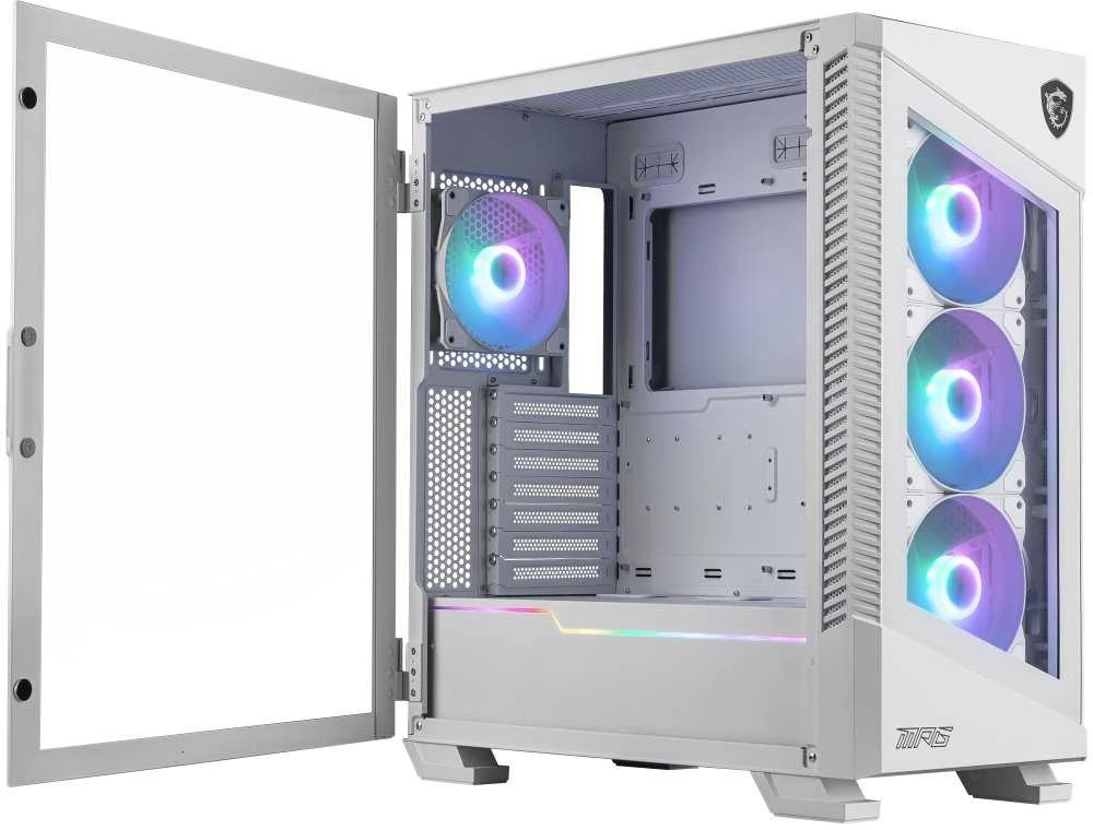 MSI | Kompiuterio korpusas | MPG VELOX 100R Baltas | Baltas | Vidutinio dydžio bokštas