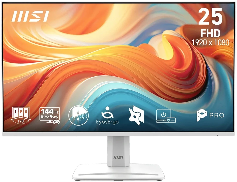 Monitorius MSI PRO MP251W E14A - 144HZ | 1920x1080 | IPS plokščias | 24,5"