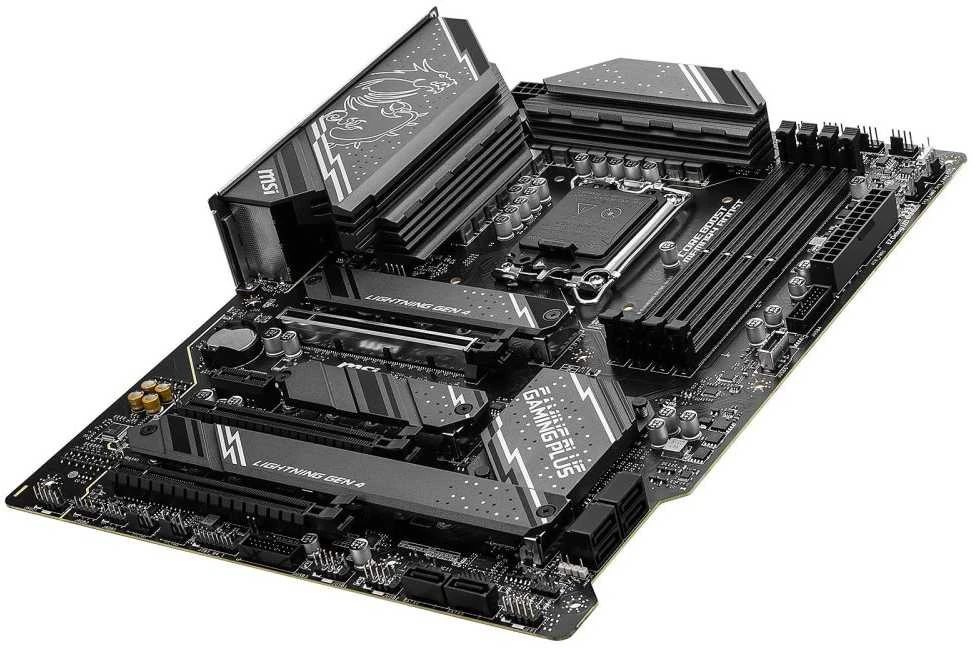 Pagrindinė plokštė MSI | Z790 GAMING PLUS WIFI | Procesorių šeima „Intel“ | Procesoriaus lizdas LGA1700 | DDR5 | SATA jungčių skaičius 6