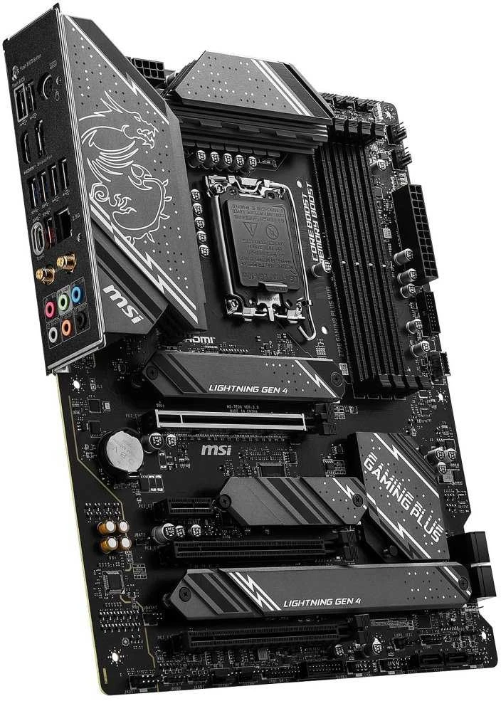 Pagrindinė plokštė MSI | Z790 GAMING PLUS WIFI | Procesorių šeima „Intel“ | Procesoriaus lizdas LGA1700 | DDR5 | SATA jungčių skaičius 6