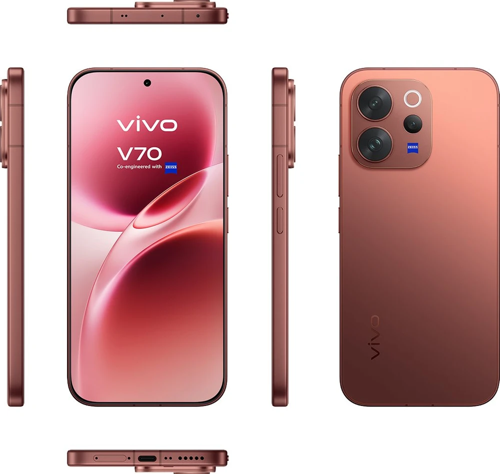 „MT Vivo V70“ 8 GB / 256 GB sandalmedžio ruda
