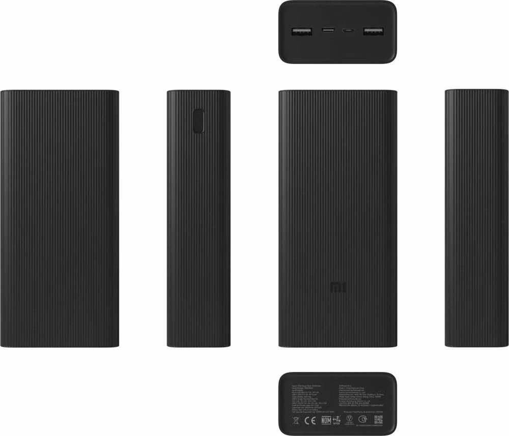 Xiaomi 18W Power Bank | 30000 mAh | USB-A/USB-C | Juodas