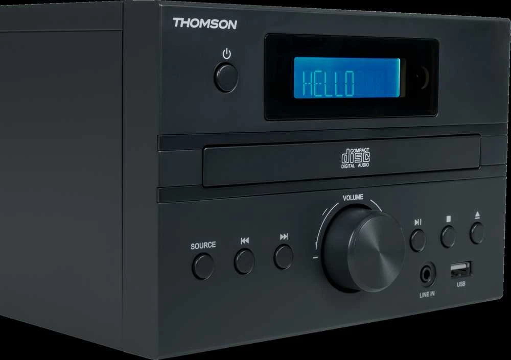 Muzikinis centras Garso Įranga - Thomson Micro System BT Radijas FM/CD/MP3/USB Juodas
