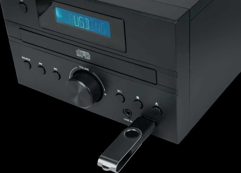 Muzikinis centras Garso Įranga - Thomson Micro System BT Radijas FM/CD/MP3/USB Juodas