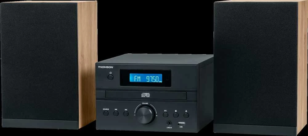 Muzikinis centras Garso Įranga - Thomson Micro System BT Radijas FM/CD/MP3/USB Juodas