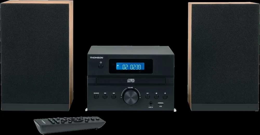 Muzikinis centras Garso Įranga - Thomson Micro System BT Radijas FM/CD/MP3/USB Juodas