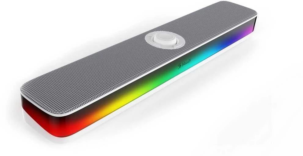 Namų kino sistema A4tech Bloody Soundbar S10, Bluetooth, RGB, balta