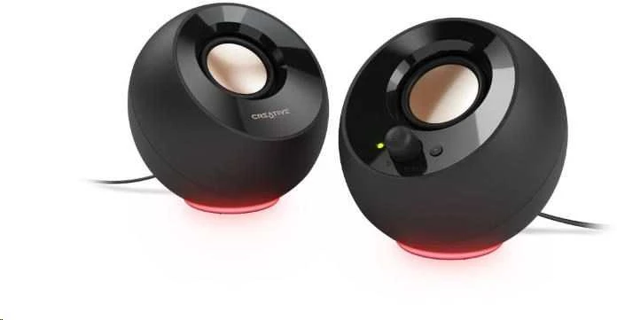 Kompiuterio kolonėlės Creative kompiuterinės kolonėlės 2.0 Pebble SE USB-C su RGB pašvietimu