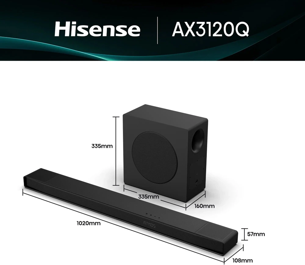 Namų kino sistema Hisense AX3120Q