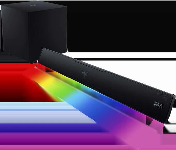 Kompiuterio kolonėlės Razer | Gaming Soundbar | Leviathan V2 | Bluetooth | Belaidė jungtis | Juodas