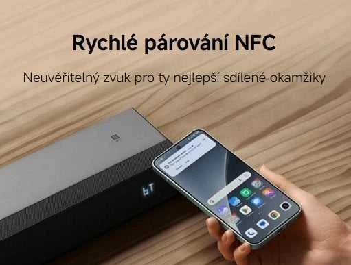 Namų kino sistema Xiaomi | Soundbar | 2.0ch | Bluetooth | Belaidė jungtis | Juodas