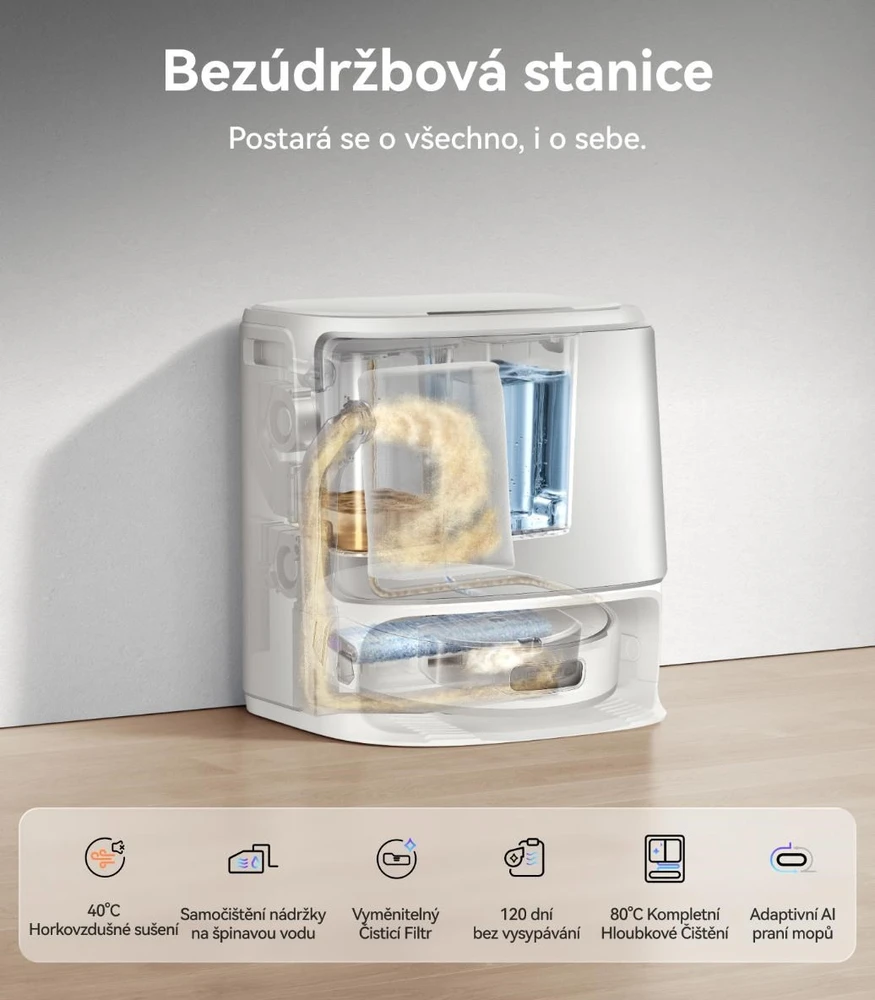 NARWAL Flow-AX12 plaunantis dulkių siurblys robotas