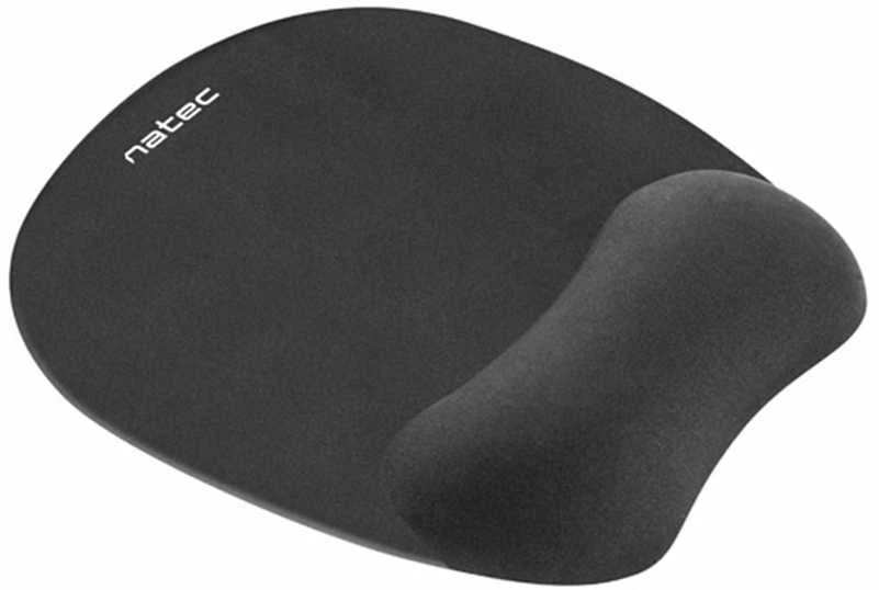 NATEC NPF-0784 Pelės kilimėlis Ergonomic CHIPMUNK memory foam filling juodas