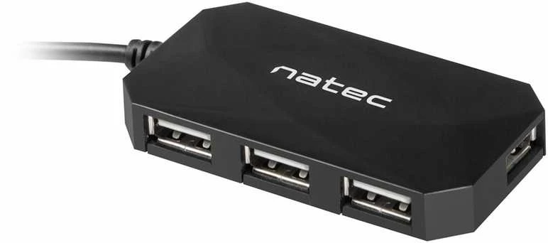 Natec Locust juodas 4 prievadų USB šakotuvas