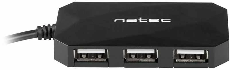 NATEC NHU-0647 USB HUB 4-Port LOCUST USB 2.0 Juodas