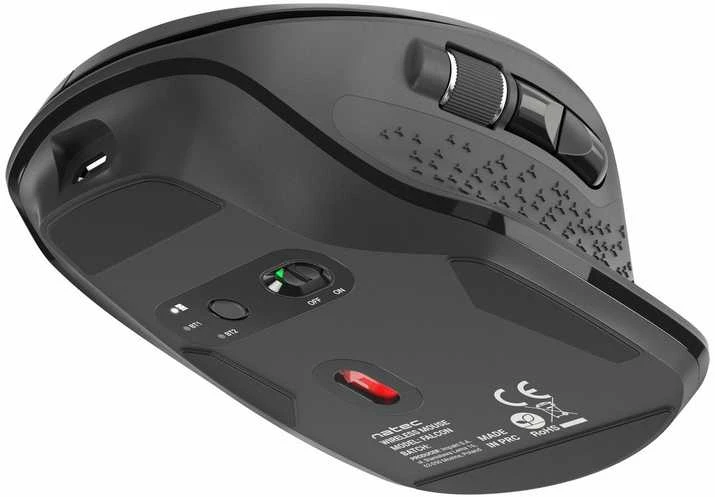 NATEC belaidė pelė Falcon optical 3200DPI 2.4GHz BT 5.0 juodas