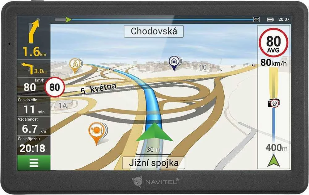 Navitel | GPS Navigation | MS700 | GPS (satellite) | 800 х 480 pikselių | Maps included