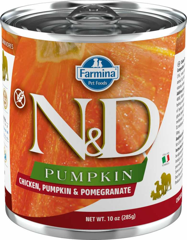 FARMINA N&D PUMPKIN - DOG Wet vištiena moliūgas&Pomegranate ADULT 285 g (pak.6)