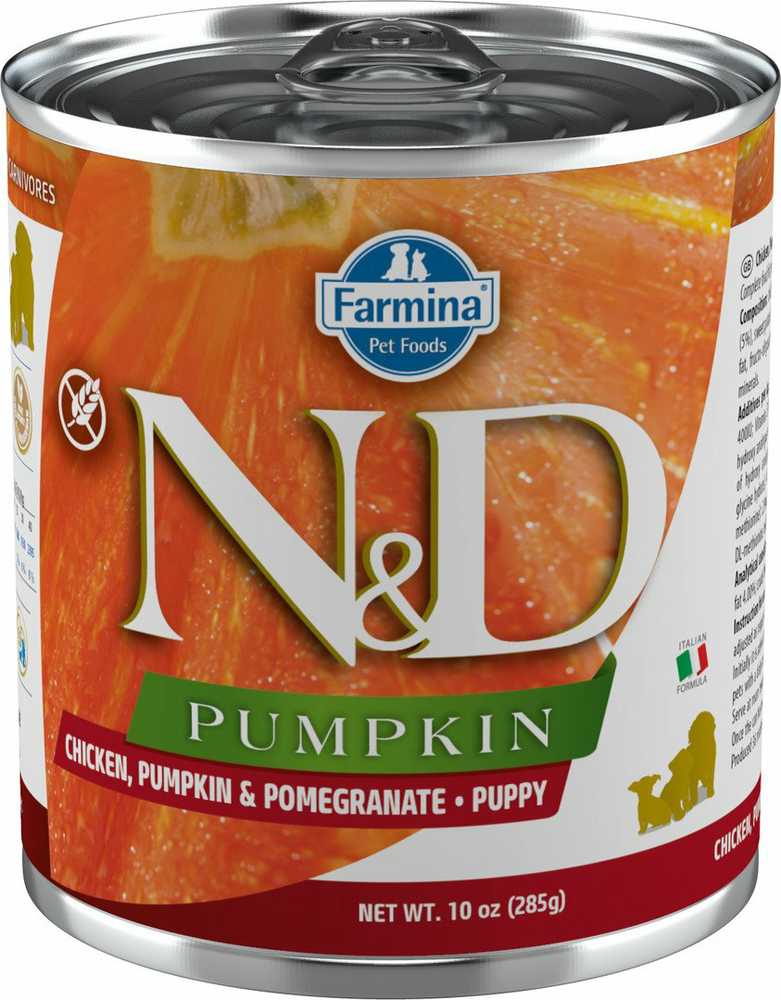 FARMINA N&D PUMPKIN - DOG Wet vištiena moliūgas&Pomegranate PUPPY 285 g (pak.6)