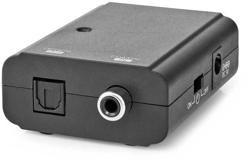 Nedis AV adapteris Nedis ACON2505BK garso failų keitiklis Juodas