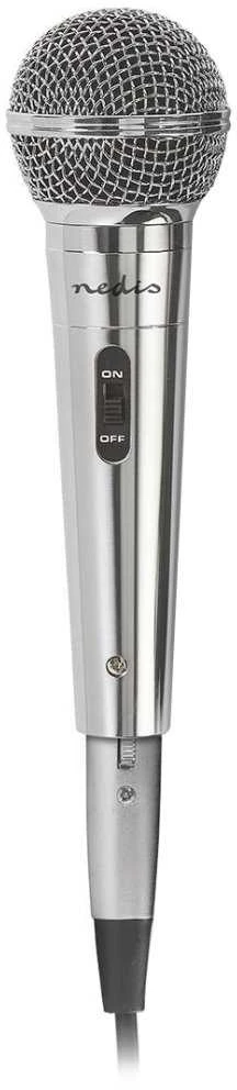 Mikrofonas Nedis MPWD45GY mikrofon sidabrinė Mikrofonas instrumentalny