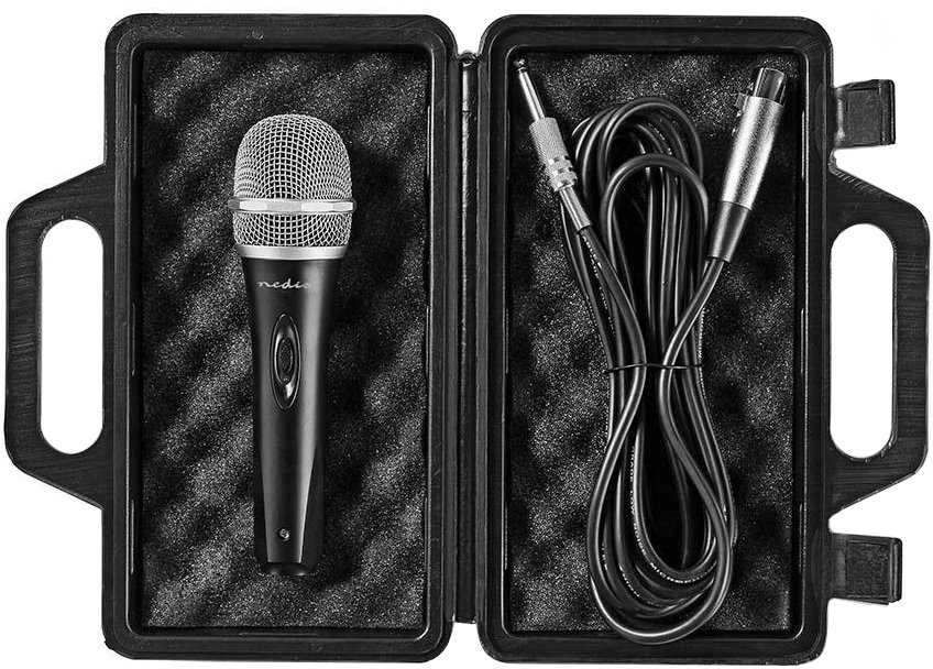 Nedis Dinaminis vienakryptis mikrofonas su 6.35mm ir XLR jungtimi 5m