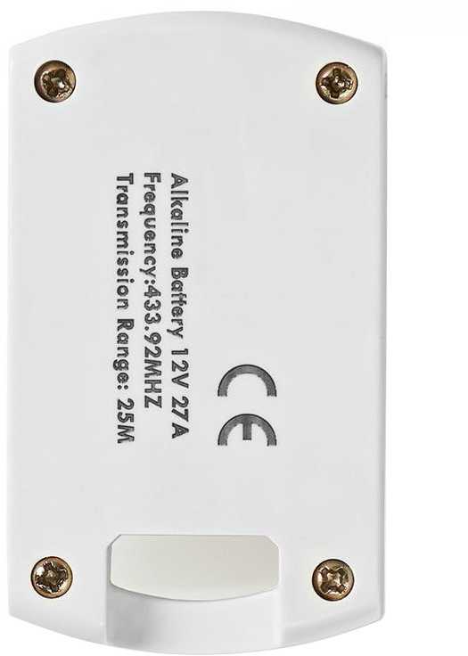 Nedis RFRC220WT nuotolinio valdymo pultas RF belaidis universalus paspauskite mygtukus