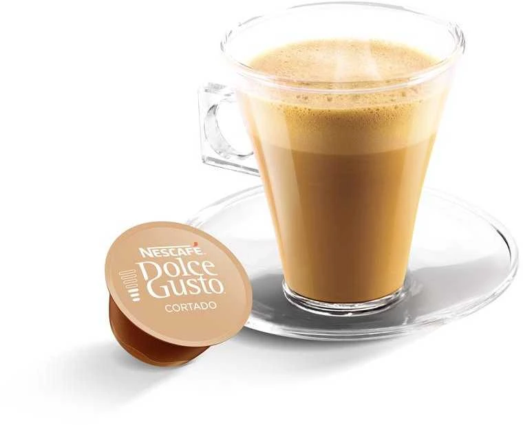 NESCAFÉ® Dolce Gusto® Cortado Espresso Macchiato Decaffeinato coffee capsules, 16 pcs