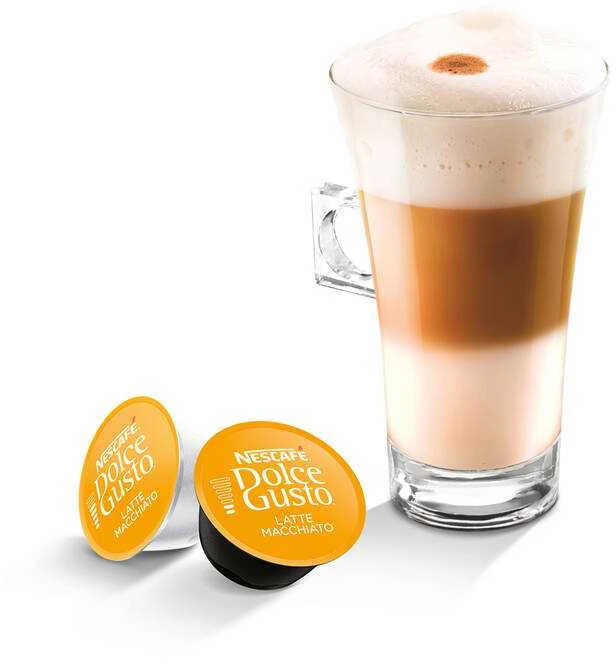 Nescafe Dolce Gusto Latte Macchiato Kava, 8+8 kapsulių dėžutėje