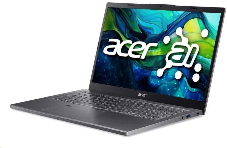 Nešiojamas kompiuteris ACER NTB Aspire 15 (A15-61M-R7QD), R7-8840HS, 15,6" FHD, 16 GB, 1 TB SSD, Radeon 780M, W11H, pilkas