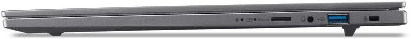 Nešiojamas kompiuteris ACER NTB Aspire 16 AI (A16-61M-R3RG), AI 7 350, 16 colių 1920 x 1200 pikselių, 32 GB, 1 TB SSD, Radeon 860M, W11 Home, plieno pilka